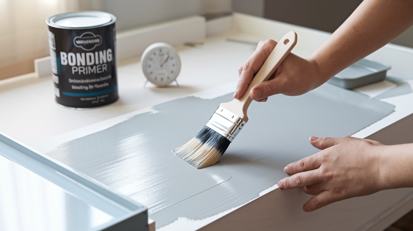 I apply bonding primer in thin layers.
