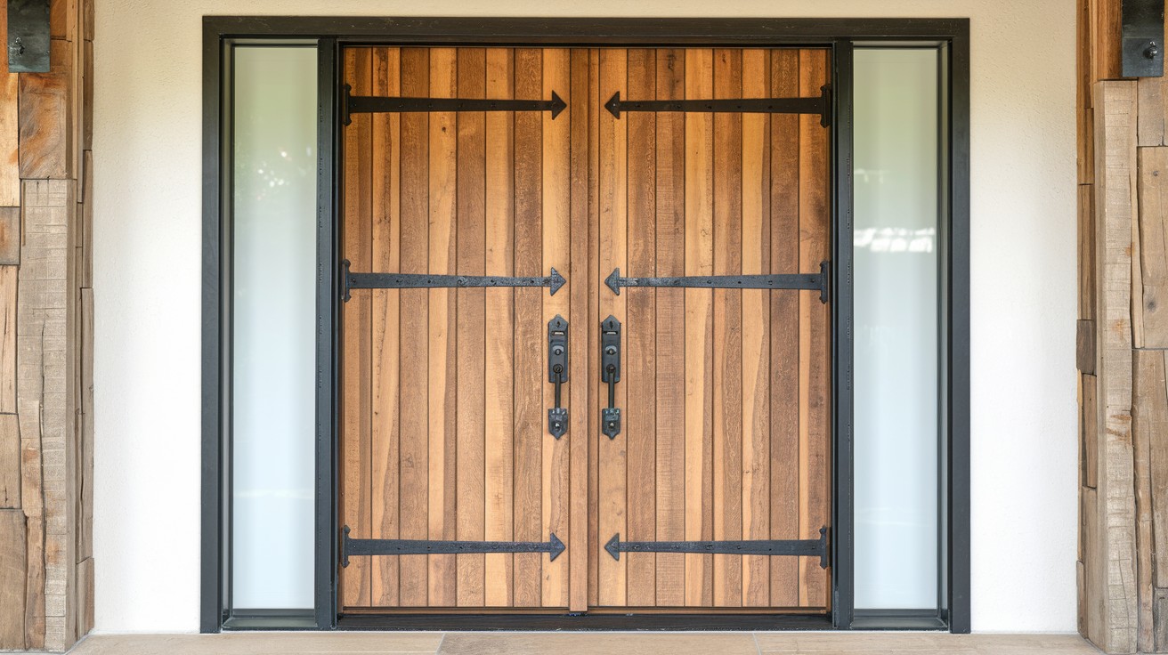 Warm Wooden Door Trim